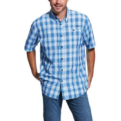 Ariat Western: VentTEK II Classic Fit Camisa Hombre - Verde Claro (AJILF3872)